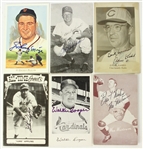 1950s-60s Baseball Signed Index & Postcard Collection - Lot of 20 w/ Johnny Mize, Luke Appling & More (JSA)