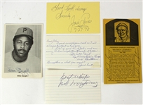 1920's-70s Baseball & Boxer Signed Index Card Postcard Photo & Correspondence Collection - Lot of 37 w/ Carl Hubbell, Charlie Gehringer & More (JSA)