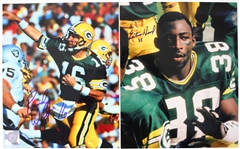 1960's-80's Green Bay Packers Signed Photo Collection - Lot of 42 w/ Paul Hornung, Jerry Kramer, Dave Robinson & More (JSA)