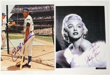 1950's-90's Baseball & Football Signed Photo Collection - Lot of 13 w/ Bob Gibson, Whitey Ford, Billy Williams & Green Bay Packers (JSA)