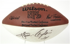 1980s Walter Payton Chicago Bears Signed Football (JSA)