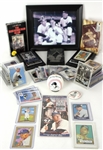 1950's-2000's Mickey Mantle New York Yankees Memorabilia Collection - Lot of 131 w/ Trading Cards, Unopened Hobby Boxes, Books, Photos & More