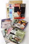 1950's-2000's Mickey Mantle New York Yankees Memorabilia Collection - Lot of 131 w/ Trading Cards, Unopened Hobby Boxes, Books, Photos & More