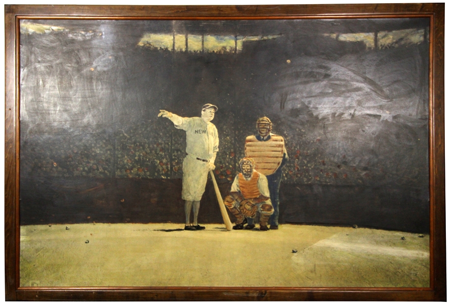 1945 Babe Ruth New York Yankees "Finest Moment" Esquire Magazine Oversized 52"x72" Store Display