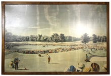 1940s Bobby Jones US Open (1929 Championship) Esquire Magazine Oversized 52"x72" Store Display