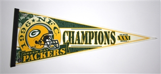 1950's-90's Football & Baseball Full Size Pennant Collection - Lot of 26 w/ Rose Bowl, Junior Rose Bowl & More 