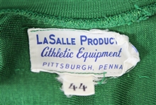 1960's circa Green Durene #70 Game Worn LaSalle Products Football Jersey (MEARS LOA)