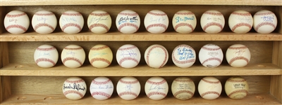 1960s-2000s Signed Baseball Collection - Lot of 32 w/ Bill Clinton, Gerald Ford, Tom Seaver, Stan Musial, Team Signed & More (JSA)