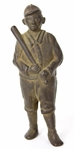 1920s circa Baseball Player Cast Iron Coin Bank 