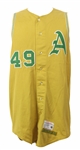 1963 Mel McGaha Kansas City Athletics Game Worn Jersey Vest w/ Ted Bowsfield Pants (MEARS LOA)