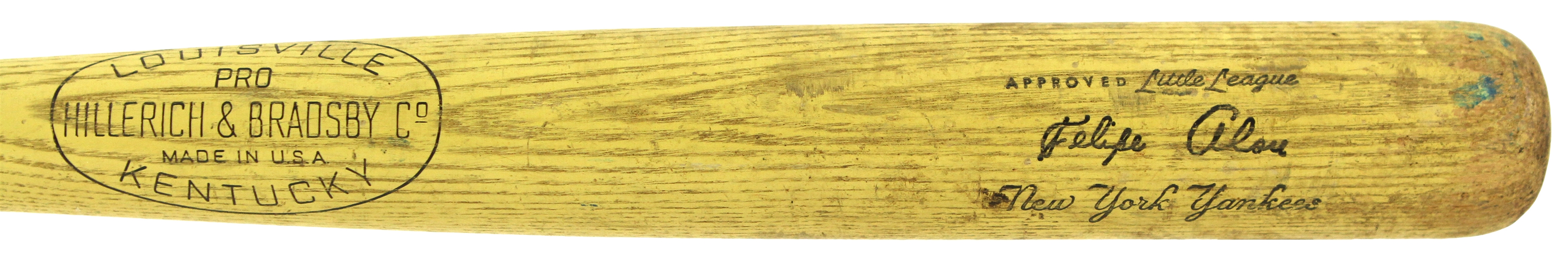 1971-73 Felipe Alou New York Yankees H&B Louisville Slugger Little League Bat
