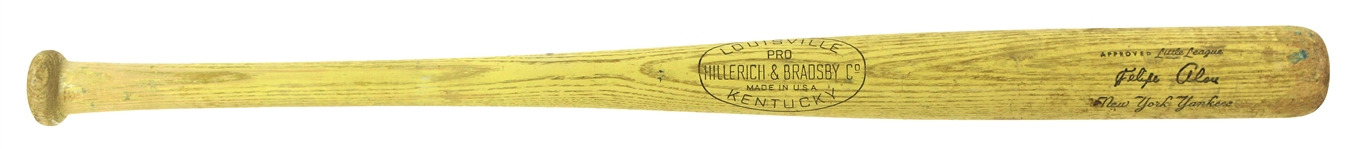 1971-73 Felipe Alou New York Yankees H&B Louisville Slugger Little League Bat