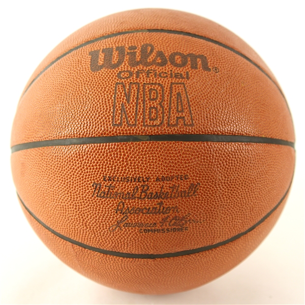 1975-84 Wilson Official NBA Larry OBrien Game Used Basketball (MEARS LOA)