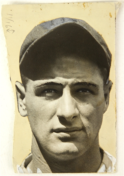 1930s Lou Gehrig New York Yankees 3" x 5" Photo