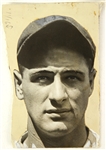 1930s Lou Gehrig New York Yankees 3" x 5" Photo