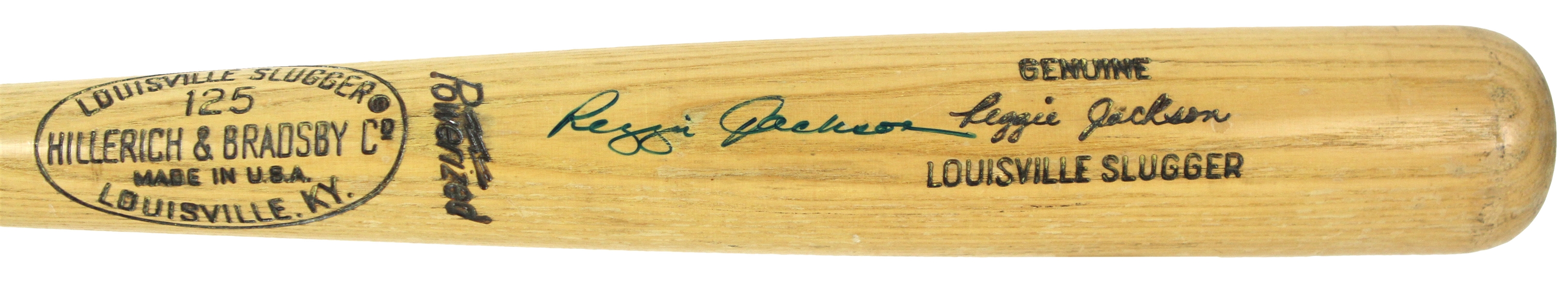 1968 Reggie Jackson H&B Louisville Slugger Professional Model Game Bat (MEARS A6.5) ordered 5-17-68)