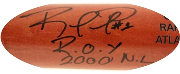 2002-05 Rafael Furcal Atlanta Braves Signed Louisville Slugger Professional Model Bat (MEARS LOA/JSA)