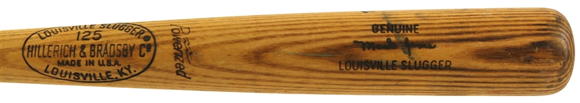 1968 Mack Jones Cincinnati Reds H&B Louisville Slugger Professional Model Game Used Bat (MEARS LOA)