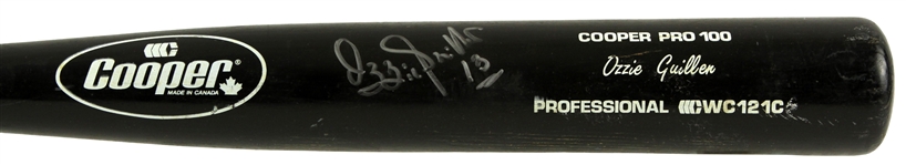 1980s-90s Ozzie Guillen Chicago White Sox Signed Cooper Professional Model Game Used Bat (MEARS LOA/JSA)