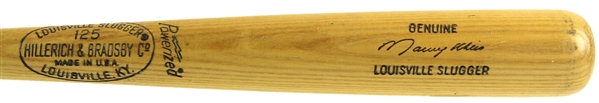 1973-75 Maury Wills Los Angeles Dodgers H&B Louisville Slugger Post Career Bat (MEARS LOA)