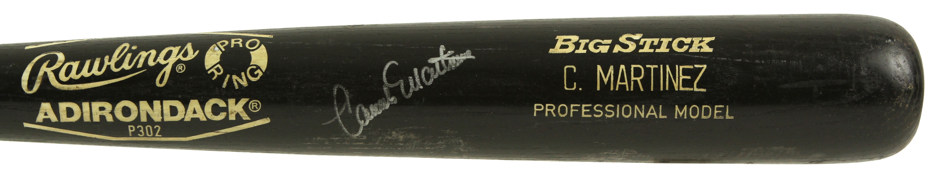 1986 Carmelo Martinez San Diego Padres Signed Rawlings Adirondack Professional Model Game Used Bat (MEARS LOA/JSA)