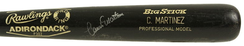 1986 Carmelo Martinez San Diego Padres Signed Rawlings Adirondack Professional Model Game Used Bat (MEARS LOA/JSA)