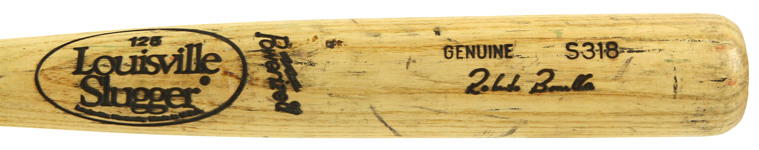 1990 Bobby Bonilla Pittsburgh Pirates Louisville Slugger Professional Model Game Used Bat (MEARS LOA)