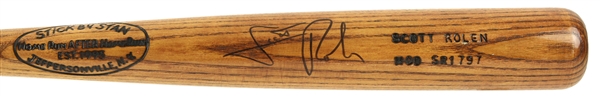 1997 circa Scott Rolen Philadelphia Phillies Signed Sticks By Stan Professional Model Bat (MEARS LOA/JSA)