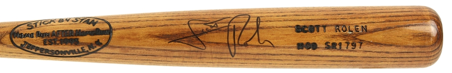 1997 circa Scott Rolen Philadelphia Phillies Signed Sticks By Stan Professional Model Bat (MEARS LOA/JSA)