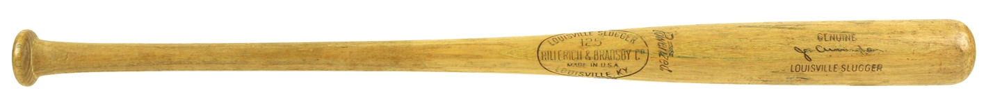 1961 Joe Cunningham St. Louis Cardinals H&B Louisville Slugger Professional Model Game Used Bat (MEARS LOA)