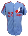 1981 Stan Bahnsen Montreal Expos Game Worn Road Jersey (MEARS LOA)