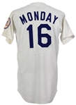 1980 Rick Monday Los Angeles Dodgers Game Worn Home Jersey w/ ASG Patch (MEARS LOA)