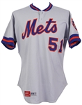 1981 Deron Johnson New York Mets Game Worn Road Jersey (MEARS LOA)