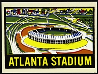 1970s Atlanta Fulton County Stadium Decal 