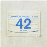 1960's circa #42 White Durene Game Worn Champion Football Jersey (MEARS LOA)