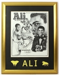 1977 Muhammad Ali The Greatest! 21" x 27" Framed Sportrait