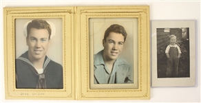 1930's-40's Duke Snider Brooklyn Dodgers Childhood Original Photography Collection - Lot of 3 From the Collection of Duke Snider