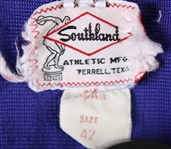 1960's circa Blue Durene #73 Game Worn Southland Football Jersey (MEARS LOA)