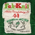 1960's Green Durene #66 Game Worn FabKnit Football Jersey (MEARS LOA)