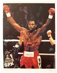 1990s Lennox Lewis World Heavyweight Champion Signed Ring Magazine Page (JSA)