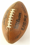 1982-85 Wilson Official USFL Chet Simmons Football (MEARS LOA)
