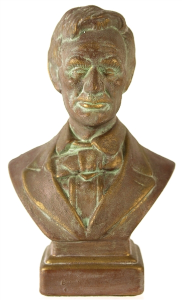 1950s circa Abraham Lincoln 16th US President Hollow Bust