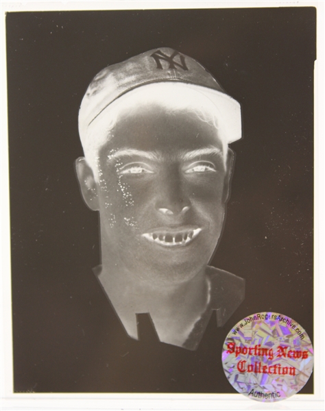 1940s Joe DiMaggio New York Yankees 4" x 5" Photo Negative