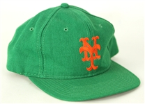 1990s New York Mets #12 Game Worn St. Patricks Day Cap (MEARS LOA)