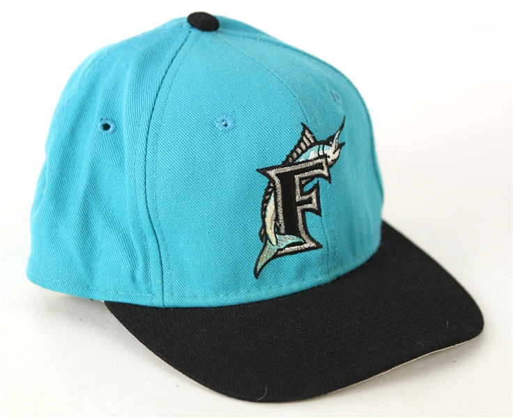 1994-96 Kurt Miller Florida Marlins Game Worn Cap (MEARS LOA)