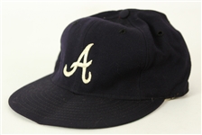1968-71 Atlanta Braves Game Worn Cap (MEARS LOA)