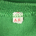 1960's Green Durene #32 Game Worn Red Fox Football Jersey (MEARS LOA)