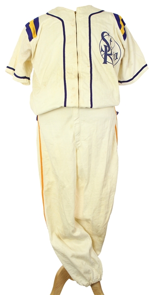 1950s St. Rita Game Worn Russell Southern Softball Uniform (MEARS LOA)