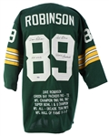 2013 Dave Robinson Green Bay Packers Signed & Inscribed "God Bless Vince Lombardi" Jersey (JSA)