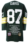 2000s Willie Davis Green Bay Packers Signed Limited Edition Jersey (JSA) 1/10